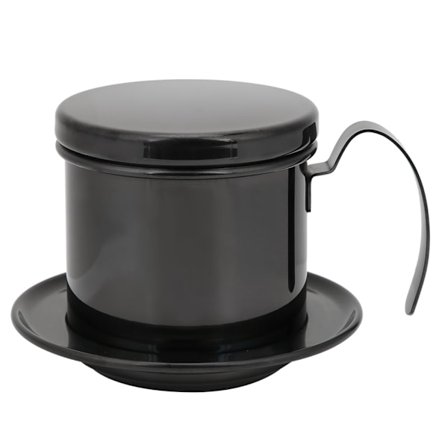 Vietnamilainen ruostumattomasta teräksestä valmistettu kahvinsuodatin tippupannukeitin Pannu Kotikeittiö Toimisto Ravintola Kahvila Käyttö Kiiltävä 