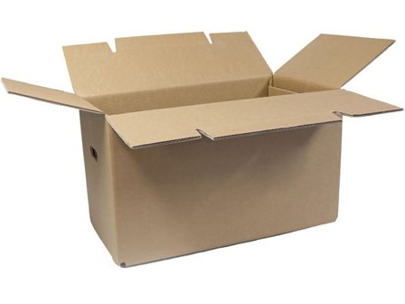 Flyttlåda 650x350x370mm - Lyreco - Emballage och lagerutrustning - Lådor och well - Flyttlådor