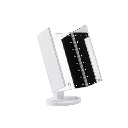 Browgame Cosmetics Original Tri Folded Lighted Mirror, Tøj & Bolig, Tilbehør, Makeupspejle