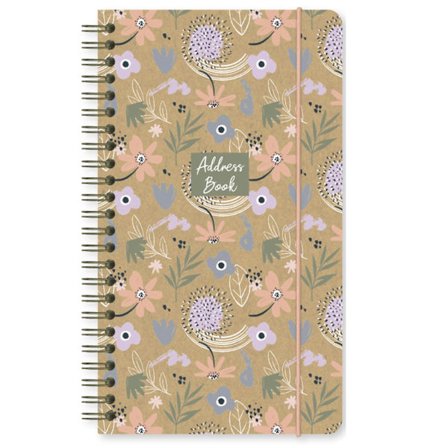 A–Ö Puhelinmuistio Iso Ohut Kierresidottu A–Ö Hakemisto Kovakantinen Joustavalla Nauhalla[mo]