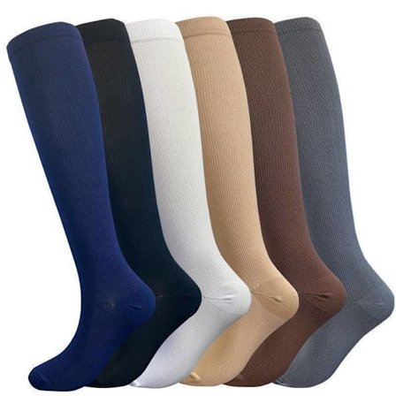 Men's Marathon Running Fitness Socks Long Tube Training Compression Socks