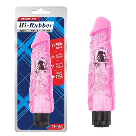 Vibrator Vibe Hi-Rubber 9, rosa