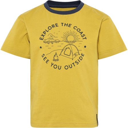 Didriksons Mynta Kids T-Shirt 4 Yellow Pollen