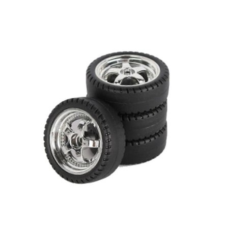 4 stk. 33mm RC Drift Dæk Hjul Hård Dæk til LDRC AE86 A86 A86P LD1801 1/18 RC Bil Opgraderingsdele Tilbehør