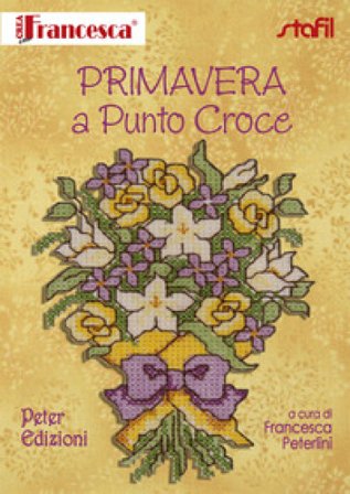 Primavera a punto croce Francesca Peterlini