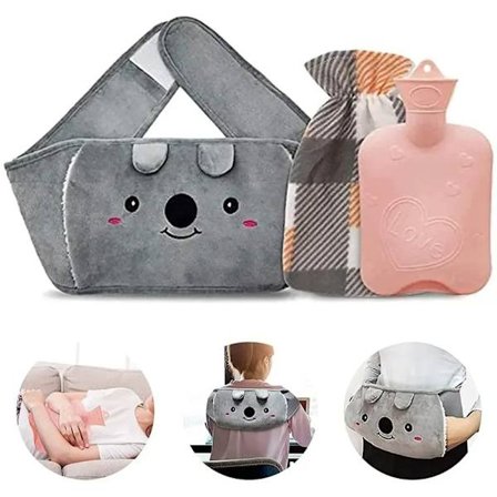 Hot Water Bag Belt Warmer Portable Hand Warmer for Women Water Filled Hot Water Bag Belt Set Winter Warmth Heater Christmas Gift