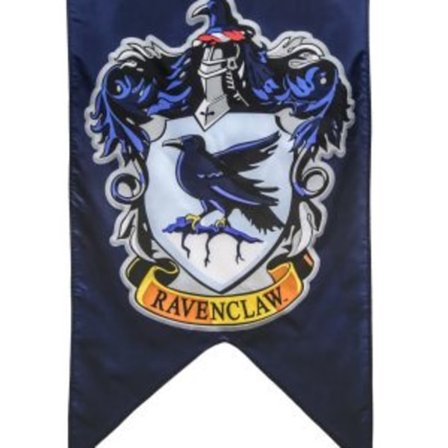 LAGERRENSNING Populära Harry Potter vimpel / flagga - stor 125 * 75 cm - Ravenclaw