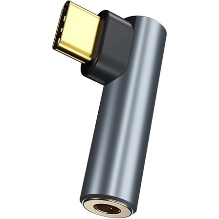 USB C till 3,5 mm hörlursuttag Adapter, Typ C till 3,5 mm hörlursadapter Aux-ljud hörlursadapter