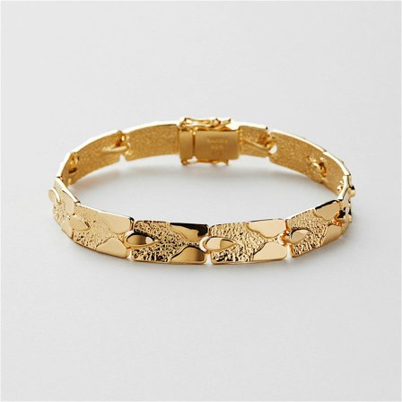 Vintage Armbånd - 24K gullbelagt sterlingsølv