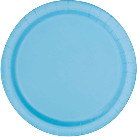 Papptallrikar Ljusblå