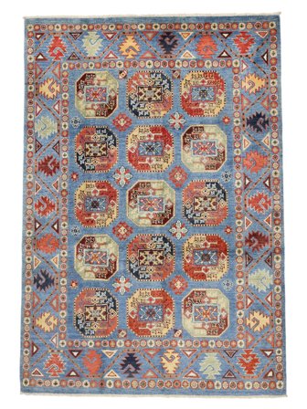 Hand Knotted Kazak Fine Rug 145X206