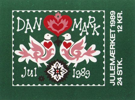 Danmark - Julemærkehæfte 1989 - 2.-sortering