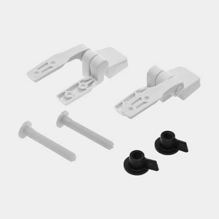 Kit cerniere per sedile WC Jabsco 29098-1000, adatto per Compact