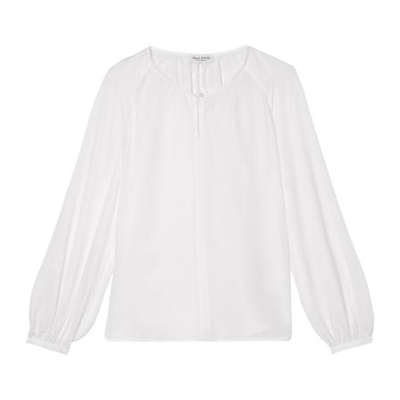 Marc O'Polo Blouses , Wit , Dames , Maat: S