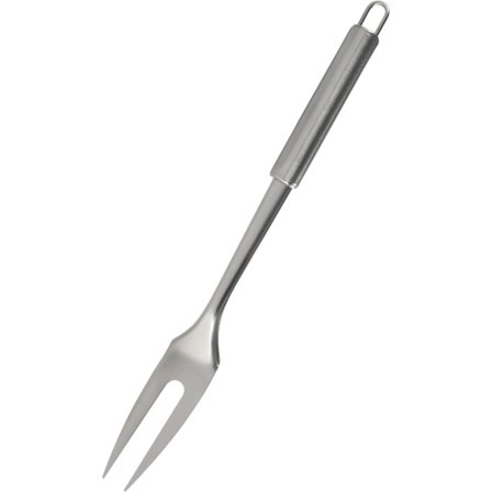 Koreansk BBQ Hibachi Gaffel, Kjøttvender Stor, Ekstra Lang 2.0T Rustfritt Stål (330mm - 13 Tommer)