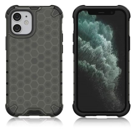 Bofink Honeycomb iPhone 12 Mini cover - Sølv/Grå