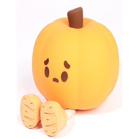 Smartklokke Yd240420-17Zzy Pumpa Nattlampe Oppladbar Dimbar Silikon Morsom Skrivebordsdekorasjon Gaver Gul