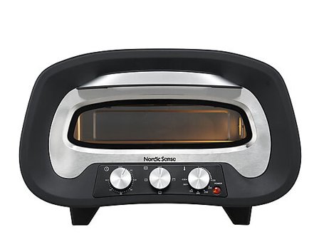 NORDIC SENSE Pizzaovn elektrisk på 2200W med 30cm pizzastein