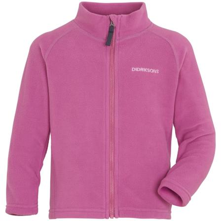Didriksons Monte Kids Fullzip 6 Children Mid layer tops Pink 130