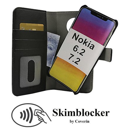 Skimblocker Magnet Wallet Nokia 6.2 / 7.2