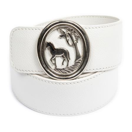 Hermès Vintage, Pre-owned Belts Wit, Dames, Maat:ONE Size,leer