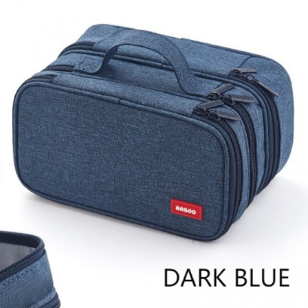 Pennfodral med stor kapacitet, lyxigt enkelt pennfodral,