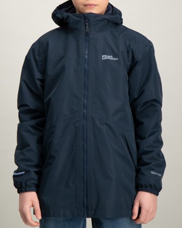 Jack Wolfskin ICELAND 3IN1 JACKET K Blauw Jassen Unisex - Kids Brand Store
