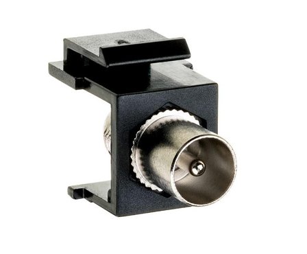 SG Keystone F-IEC Konnektor Hann sort