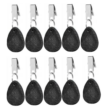 10 stk. Borddukssvekter Sett, Natursten Borddukssvekter Med Stålspenner For Familie Fest, Camping, Utendørs