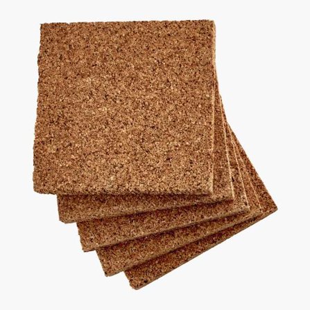 Distansplatta kork 70 x 70 x 10 mm 25 st. - Biltema