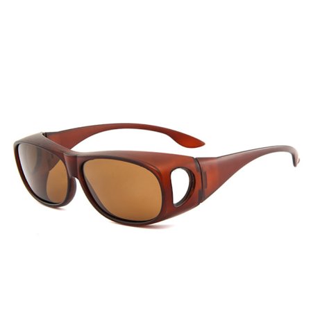 par nattkörningsglasögon för mörkerkörning, bruna