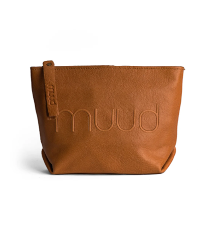 Muud Laura Make-up Bag Skinn Whisky
