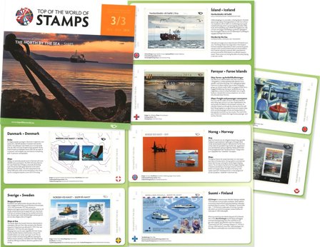 Nordiske lande - Souvenirmappe med miniark - (nr. 3 ud af 3)