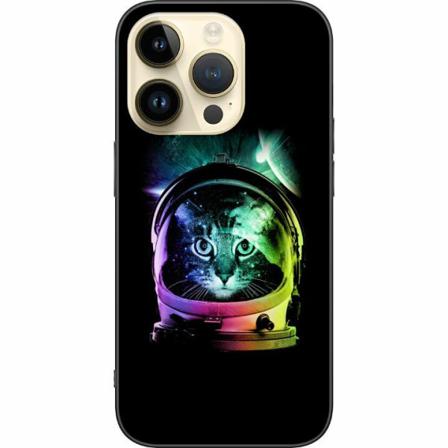 Apple Iphone 14 Pro Svart Skal Space Cat