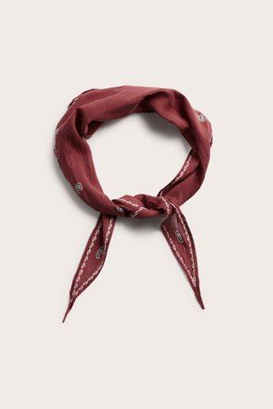 Kappahl | Krinklad scarf Röd ONE SIZE | Röd