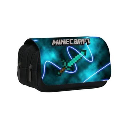 Minecraft suurikokoinen kynäkotelo, vetoketjullinen kynäkotelo