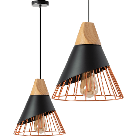 SKANDINAAVINEN METALLINEN RIIPPUVALAISIN KATTOVALAISIN APP225-1CP