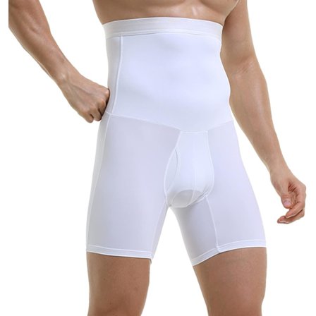 Män Tummy Control Shorts Hög Midja Underkläder Slimming Shapewear Body Shaper Ben Boxer Briefs
