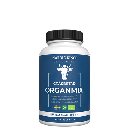 Nordic Kings Gräsbetad Organmix EKO 180 kapslar