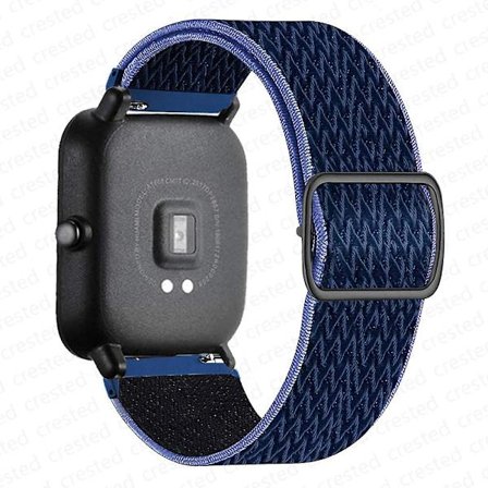 20mm/22mm Rem For Amazfit Gts 4/2e/3/gts2 Mini/gtr 4/3/pro/gtr2/47mm/stratos Nylon Elastisk Klokkearmbånd Amazfit Bip Reim
