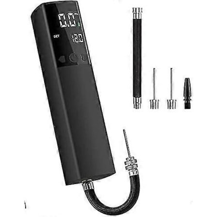 Elektrisk Boldpumpe Smart Luftpumpe Bærbar Hurtig Boldopblæsning Med Præcis Trykmåler Og Digital LCD-Skærm Til Fodbold [DB]