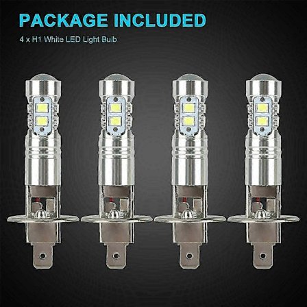 4 st H1 XenonCREE LED Strålkastare Dimljus Körljus Lampor 6000K Super Vit 200W