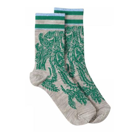 Gustav Gustav Manya, Wool Socks Strømper 47903/4049 Latte Grå, Dame, Størrelse: ONE Size