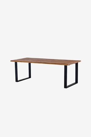 Matbord Exxet 210 cm med U-ben i metall - Torkelson - Brun - Matbord - Från Homeroom