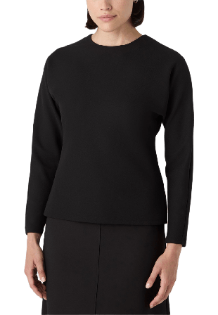 Marville Road The Pia Crepe Top T-shirts & toppar Dam Svart 42