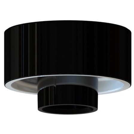 Ifö Electric 52740-000-16 Sockel 84,5 mm, svart Rak, Belysning