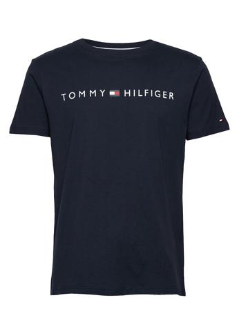 Cn Ss Tee Logo T-shirt Blå Tommy Hilfiger
