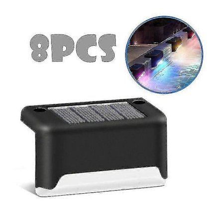 Solar Pool Side Lysfarve Skiftende Vandtæt Lysende Swimmingpool Tilbehør Natlys Til Have, Trapper -Yx