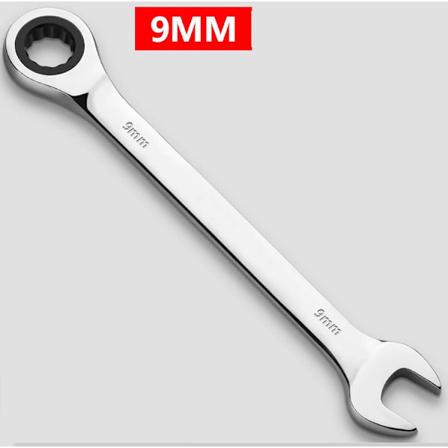 Ratsjet Nøgle Metric Universal Spanners til Bilreparation Håndværktøj 9mm-1Piece