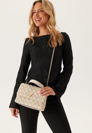 Guess Giully 2 Comp Cnvrtble Flap Gold Onesize